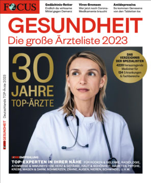 Auch 2023 wieder Auszeichnung durch das Magazin Focus: Top-Ärzte bei green-ivf